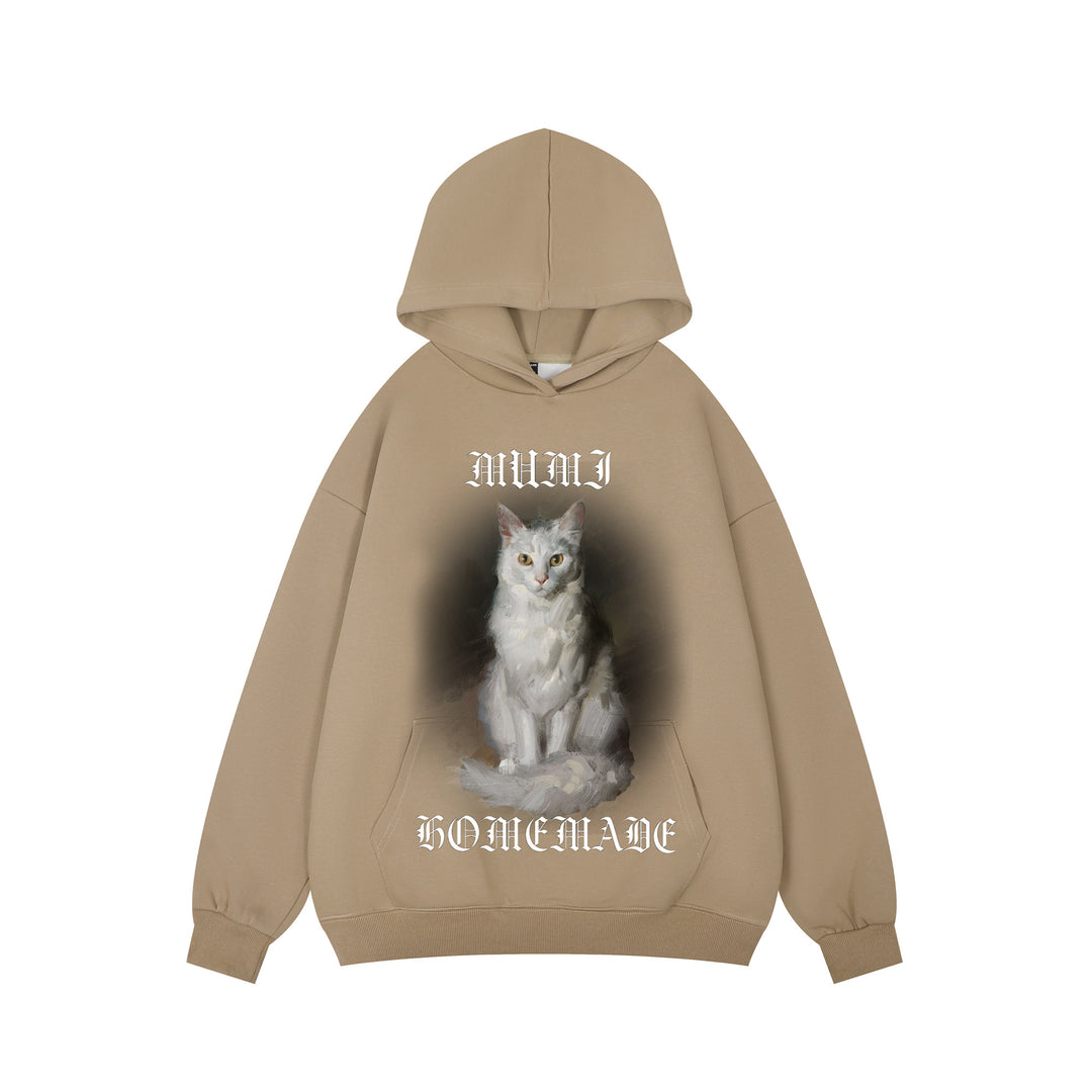 F3F Select Cat Print Hoodie