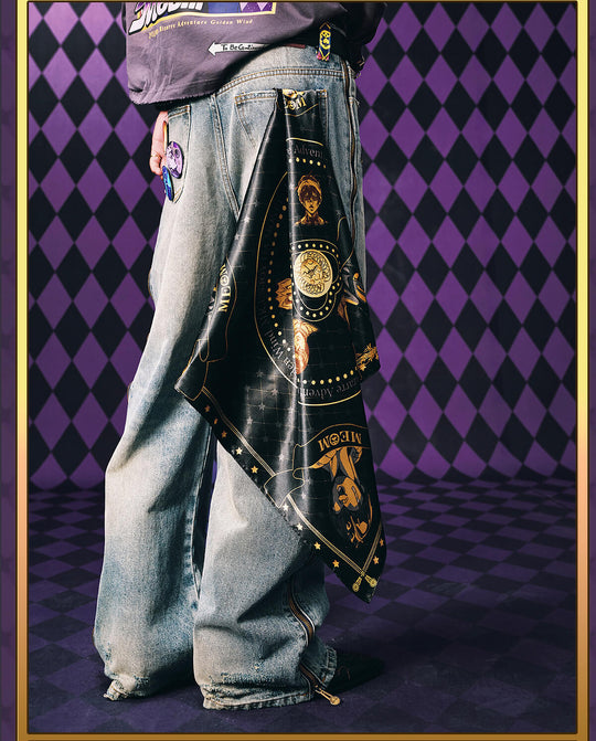 MEDM × JOJO Character Print Scarf | Face 3 Face