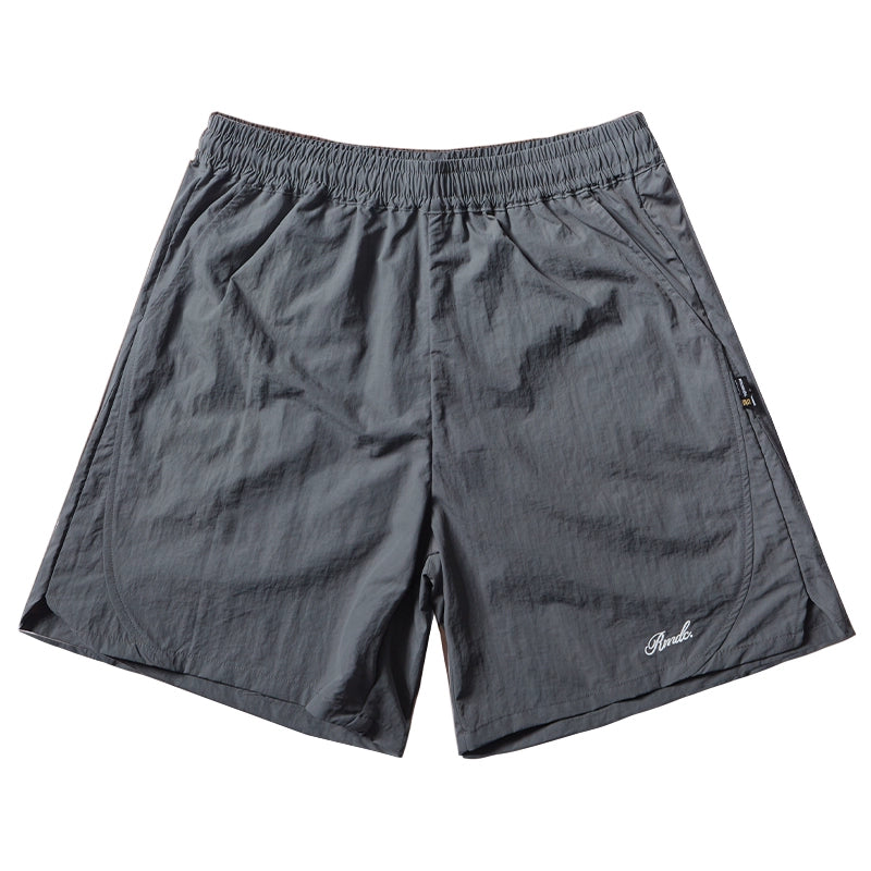 Remedy Embroidered Nylon Sports Shorts | Face 3 Face