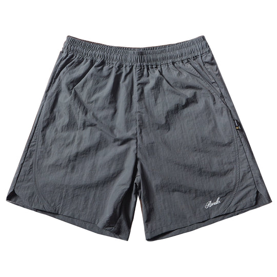Remedy Embroidered Nylon Sports Shorts | Face 3 Face