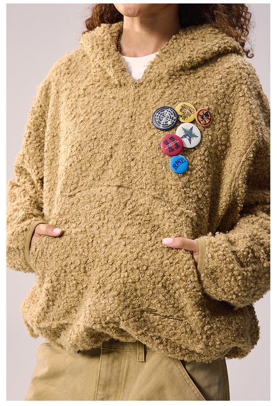 Remedy Sherpa Fleece Half Zip Hoodie | Face 3 Face