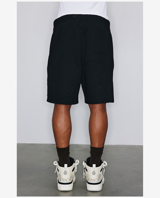 NOVACAM Letter Logo Printed Sweat Shorts | Face 3 Face