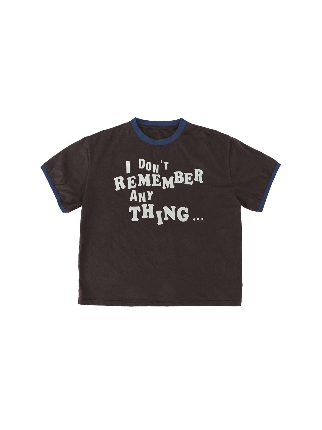 LIBERAFIT Vintage Slogan Print Short Sleeve Ringer Tee | Face 3 Face
