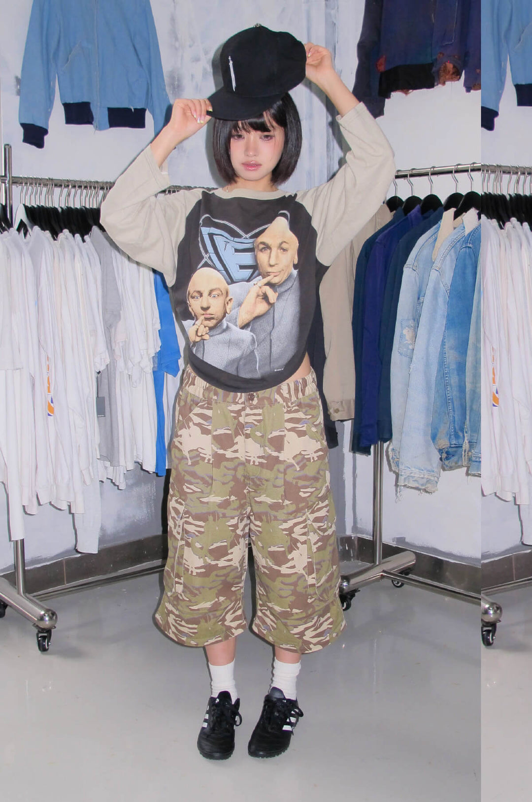EVILKNIGHT(EK) Camouflage Detachable Convertible Utility Cargo Pants
