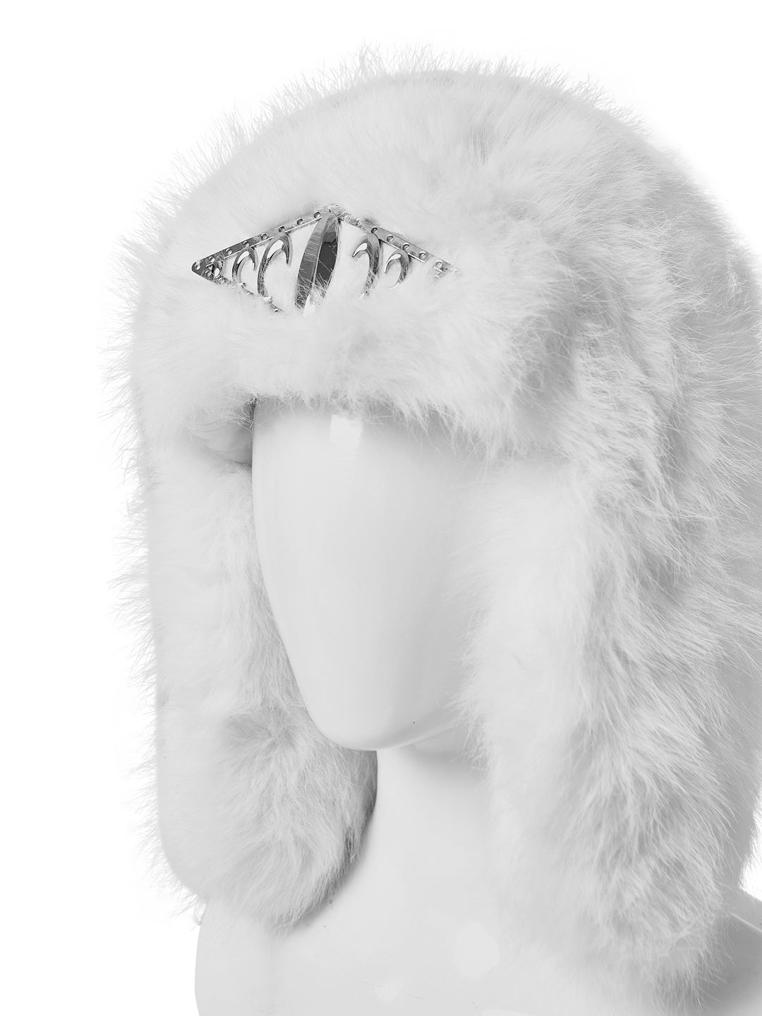 KARMANISTIC Metal Logo Fur Earflap Beanie | Face 3 Face