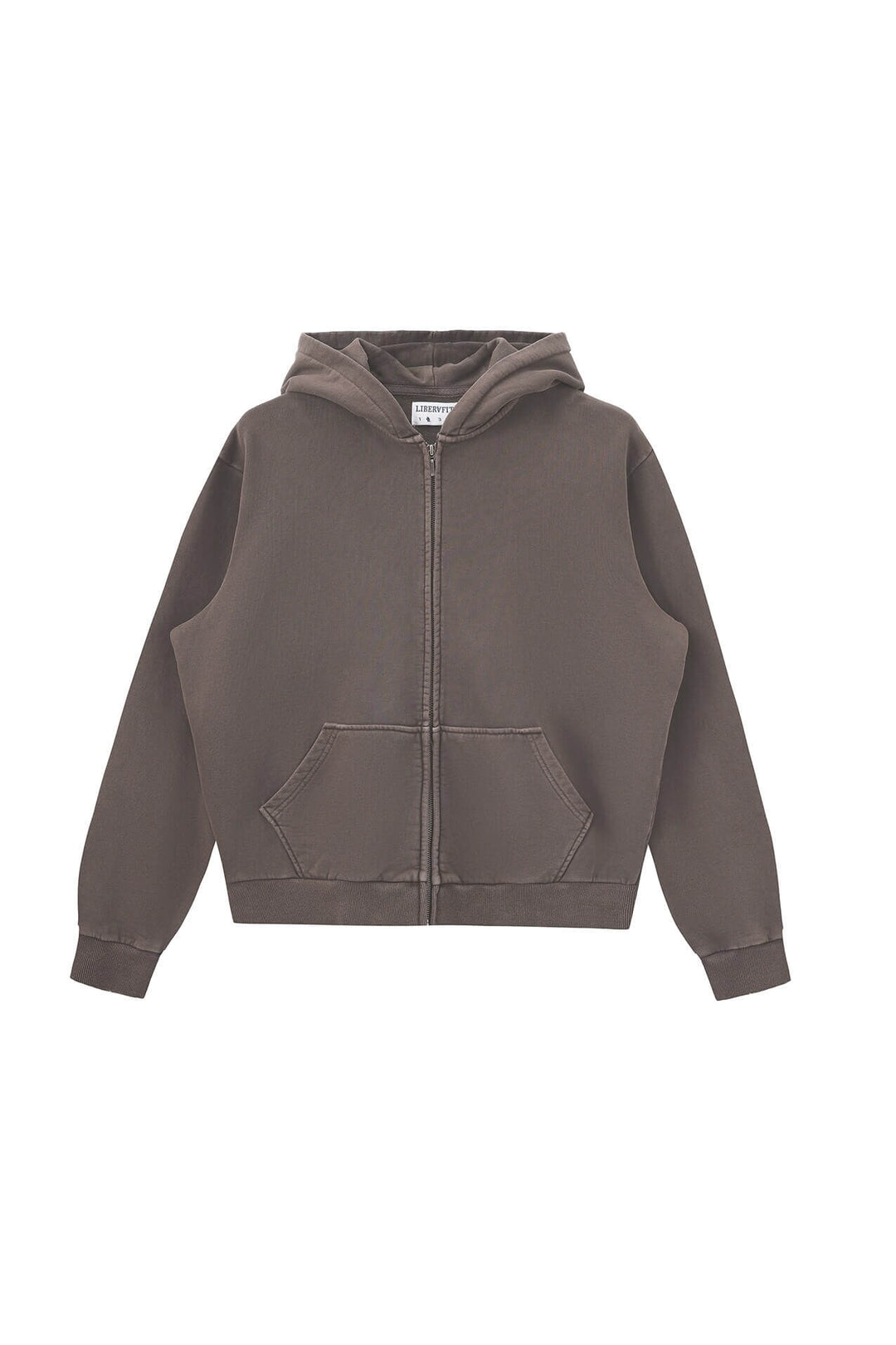LIBERAFIT Vintage Dyed Zip Up Hoodie | Face 3 Face