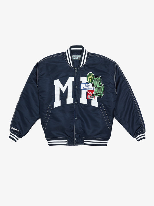MHARF Embroidered Label Sorona Baseball Jacket | Face 3 Face
