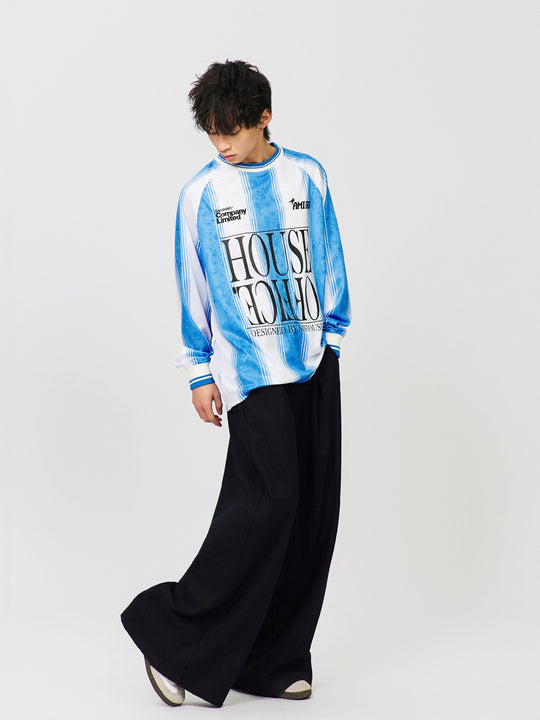 S45 Lily Floral Striped Long-Sleeve Jersey | Face 3 Face