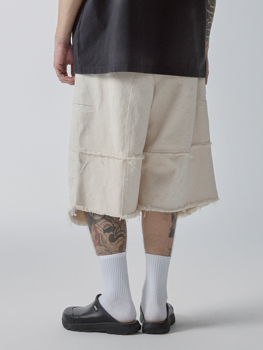 F2CE Knee Stitching Shorts | Face 3 Face