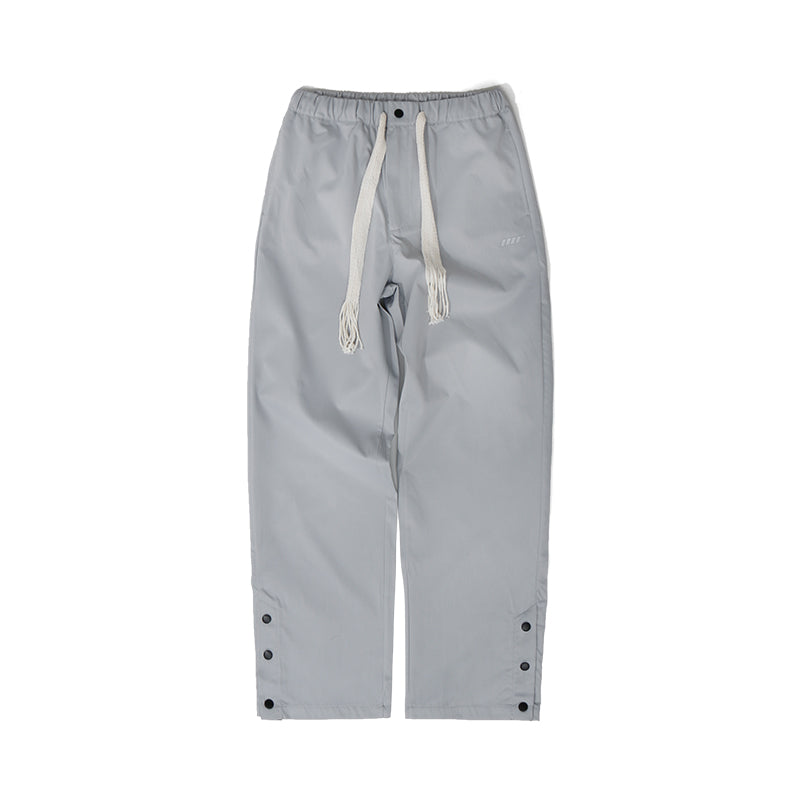 UNTILWERICH Drawstring Buttoned Athletic Pants | Face 3 Face