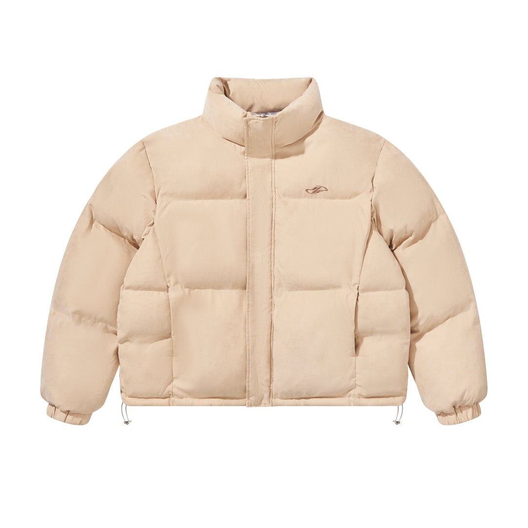 Harsh and Cruel Stand Up Collar Velvet Down Jacket