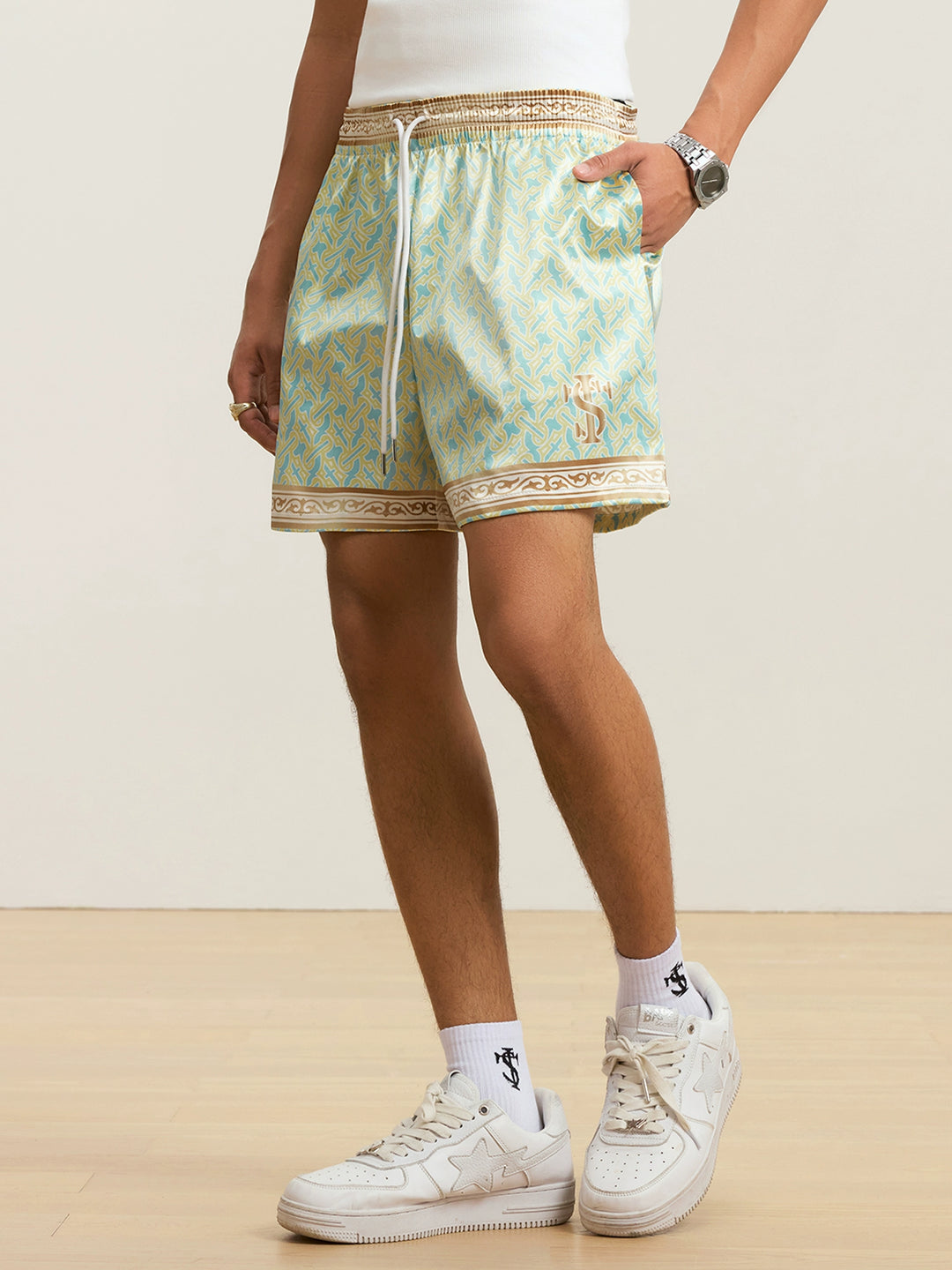 Small Town Kid 3D Digital Print Satin Cuban Shirt Set | Face 3 Face