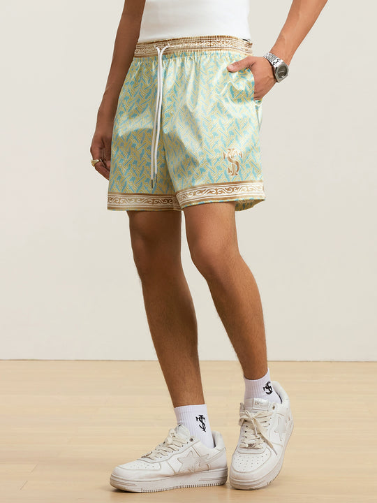 Small Town Kid 3D Digital Print Satin Cuban Shirt Set | Face 3 Face