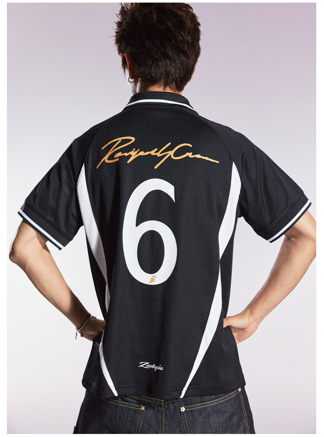 Remedy HONEYBUNNY Rabbit Embroidered Soccer Jersey Polo Shirt | Face 3 Face