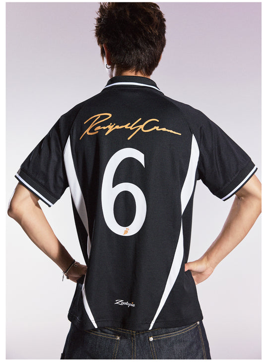 Remedy HONEYBUNNY Rabbit Embroidered Soccer Jersey Polo Shirt | Face 3 Face