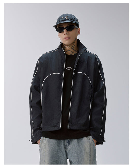 F2CE Color Block Patchwork Track Jacket | Face 3 Face