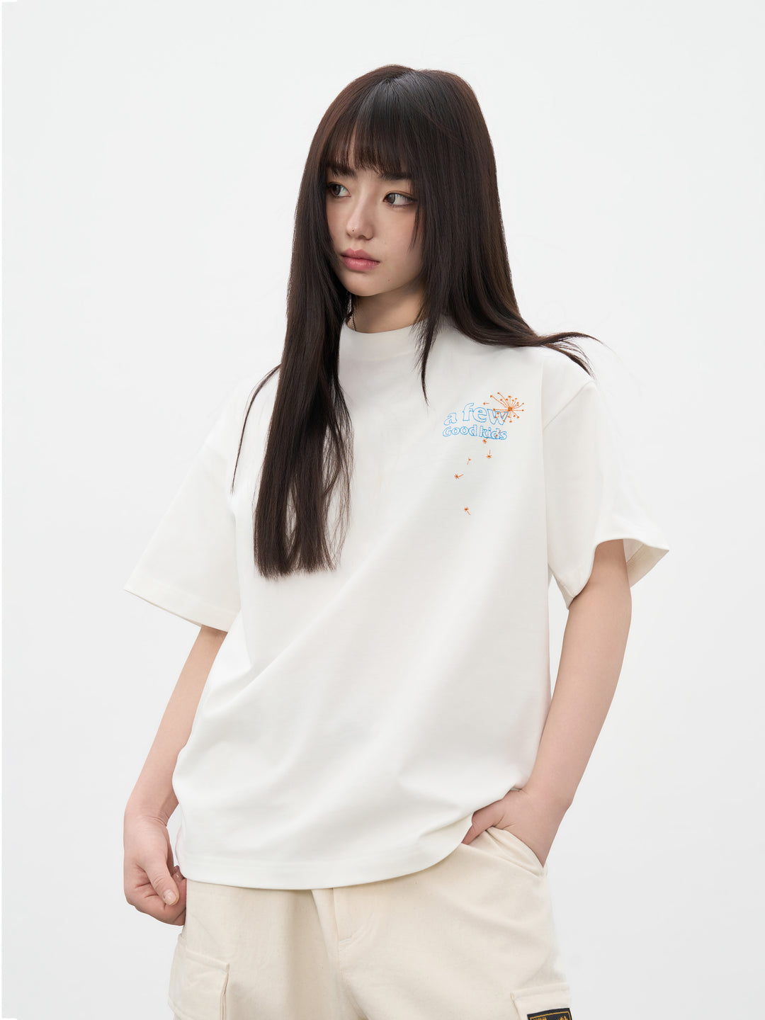 AFGK Dandelion Embroidered Tee | Face 3 Face