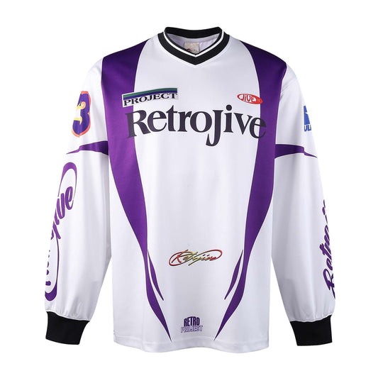 Retro Project Long Sleeve Racing Soccer Jersey Tee | Face 3 Face