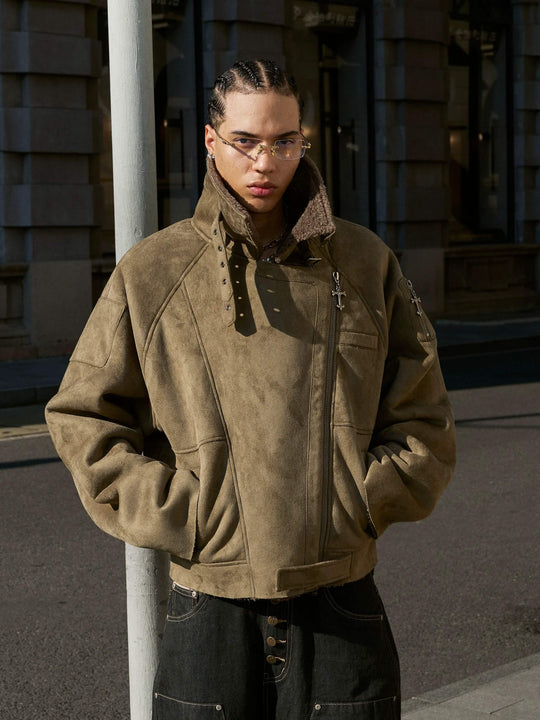 STEEPC Suede Shearling Jacket | Face 3 Face