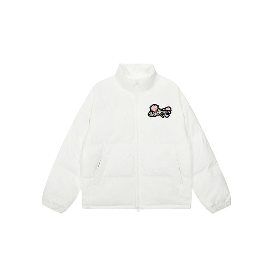 Achock Velcro Embroidered Down Jacket | Face 3 Face