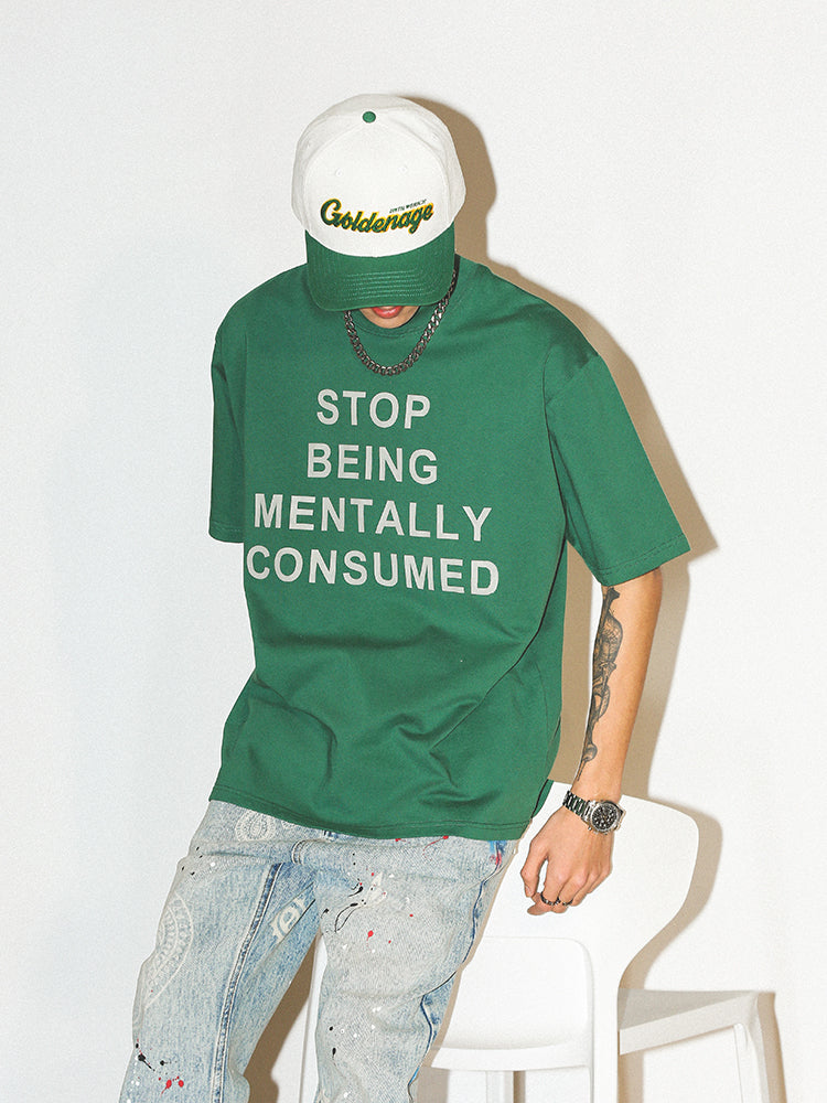 UNTILWERICH "STOP BEING MENTALLY CONSUMED" Print Tee | Face 3 Face