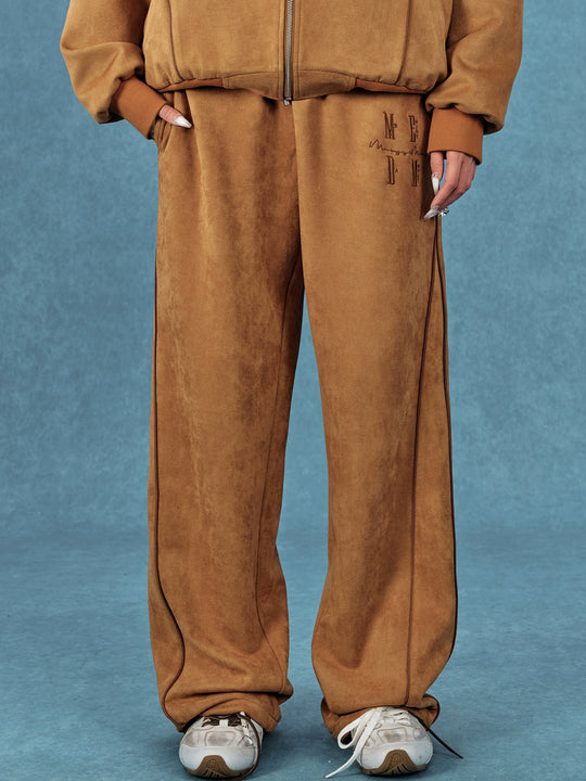 MEDM Suede Track Pants | Face 3 Face