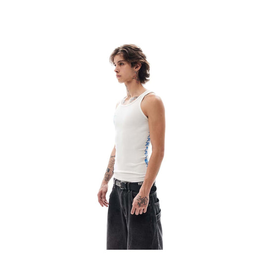 KARMANISTIC Cross Letter Print Tank Top | Face 3 Face