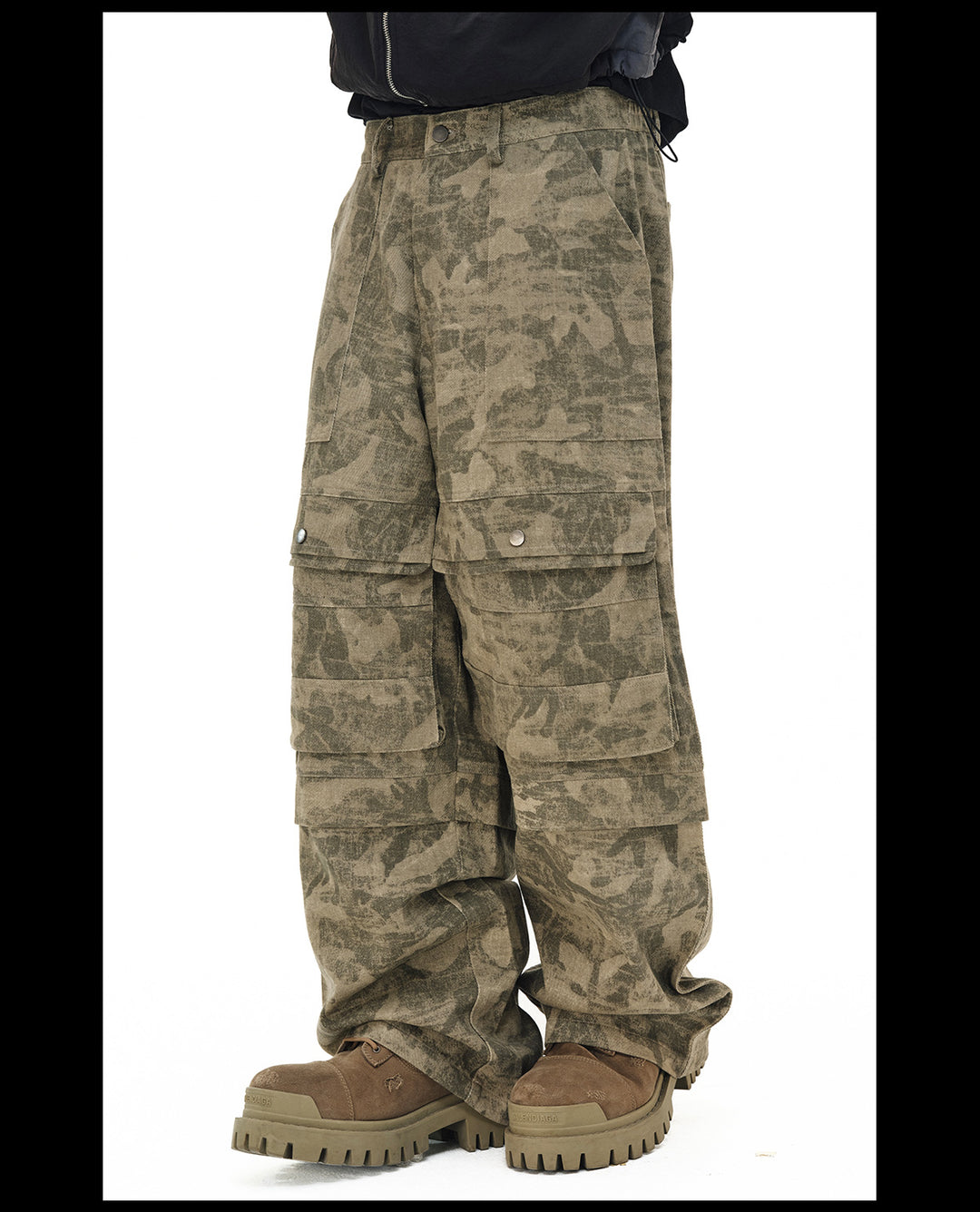 NOVACAM Multi Pocket Camouflage Utility Baggy Pants | Face 3 Face