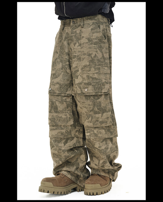 NOVACAM Multi Pocket Camouflage Utility Baggy Pants | Face 3 Face