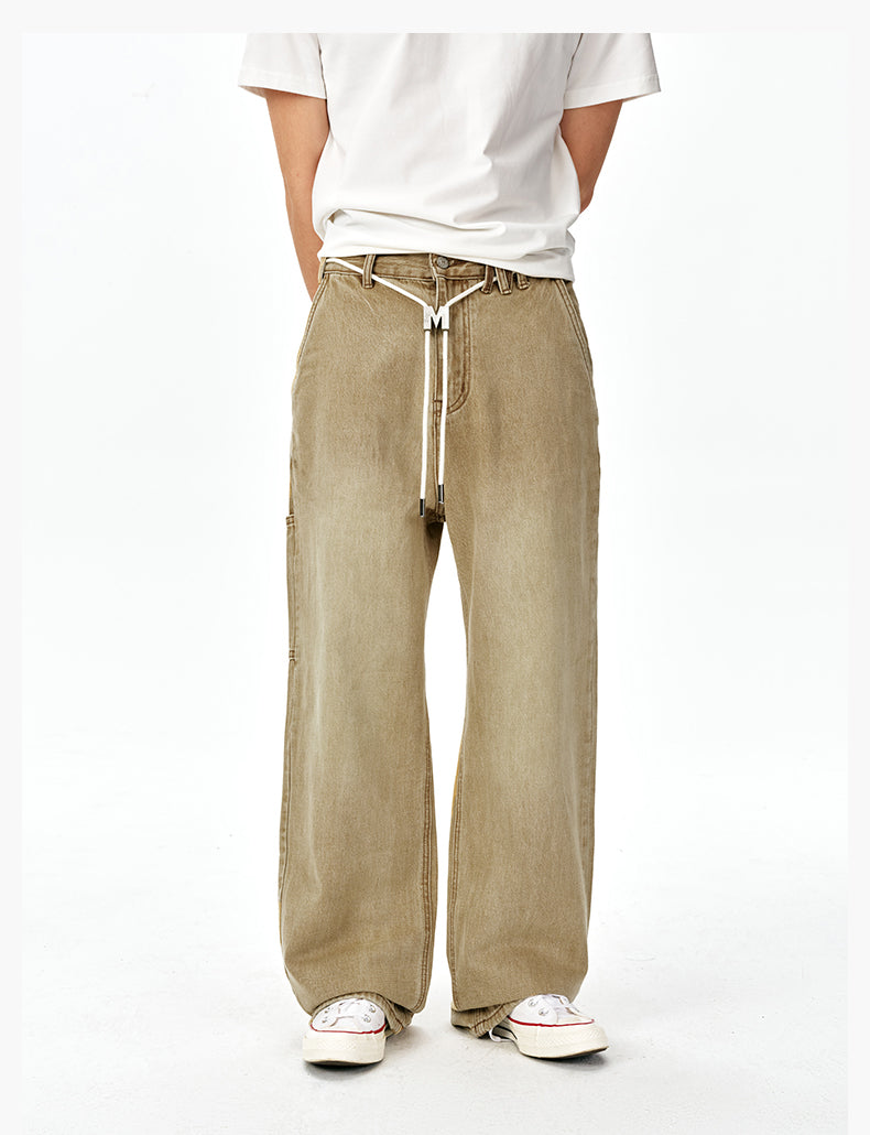 MEDM Washed M Buckle Utility Jeans | Face 3 Face