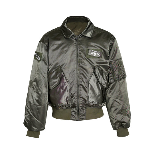 STEEPC Army Green Camouflage MA-2 Jacket | Face 3 Face