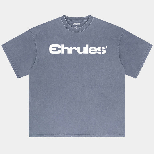 Cashrules / CHRULES Classic Stone Wash Logo Tee | Face 3 Face