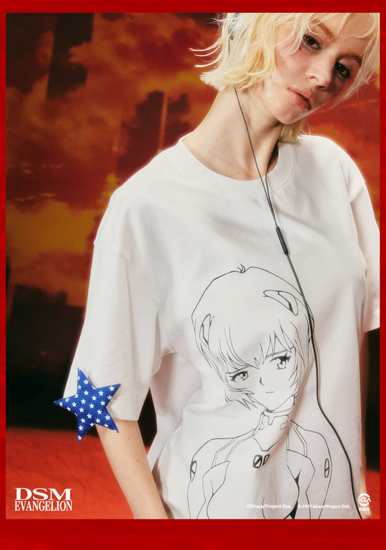 DSM x EVA Character Graphic Print Short Sleeve Tee