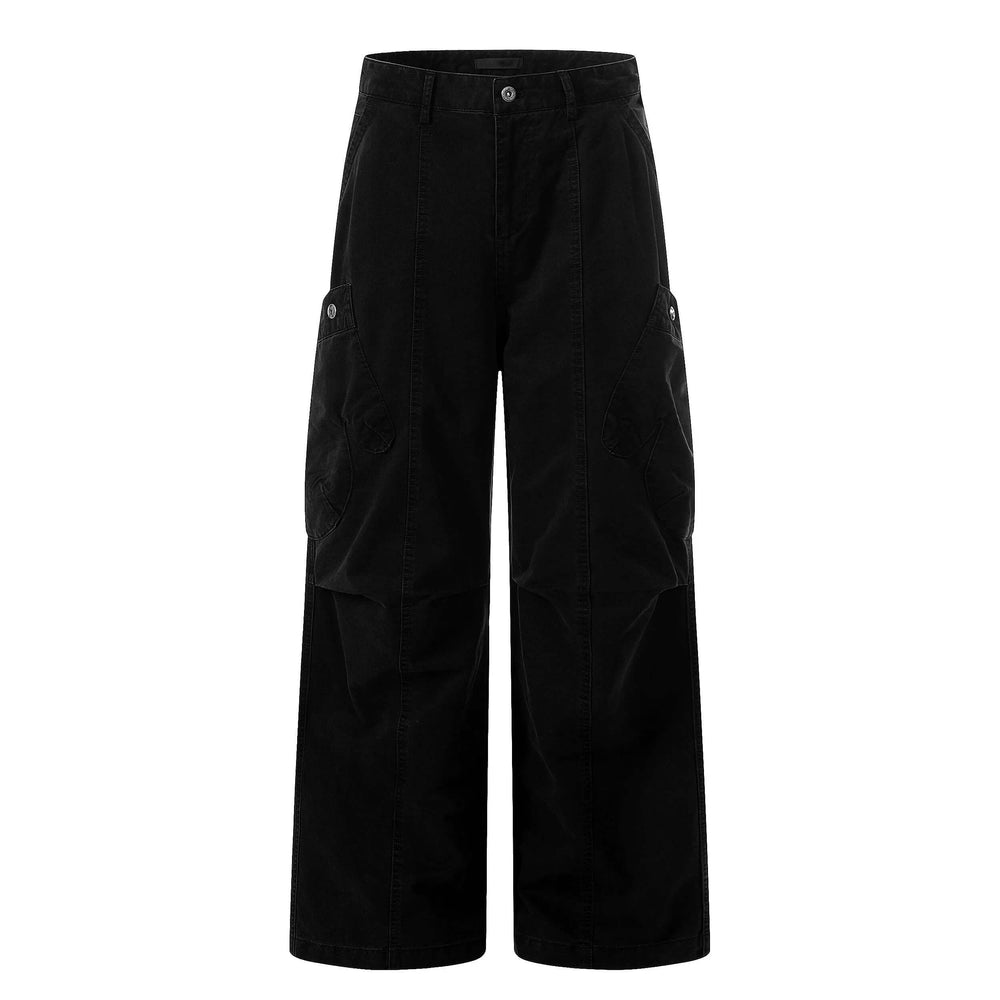 F3F Select Black Utility Baggy Cargo Pants | Face 3 Face