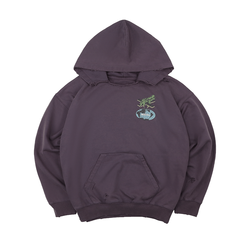 SOD Co. Evil Hand Distressed Oversized Hoodie | Face 3 Face