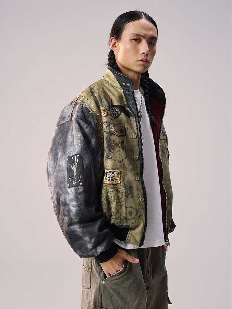 Remedy 3D Digital Print MA-1 Bomber Jacket | Face 3 Face