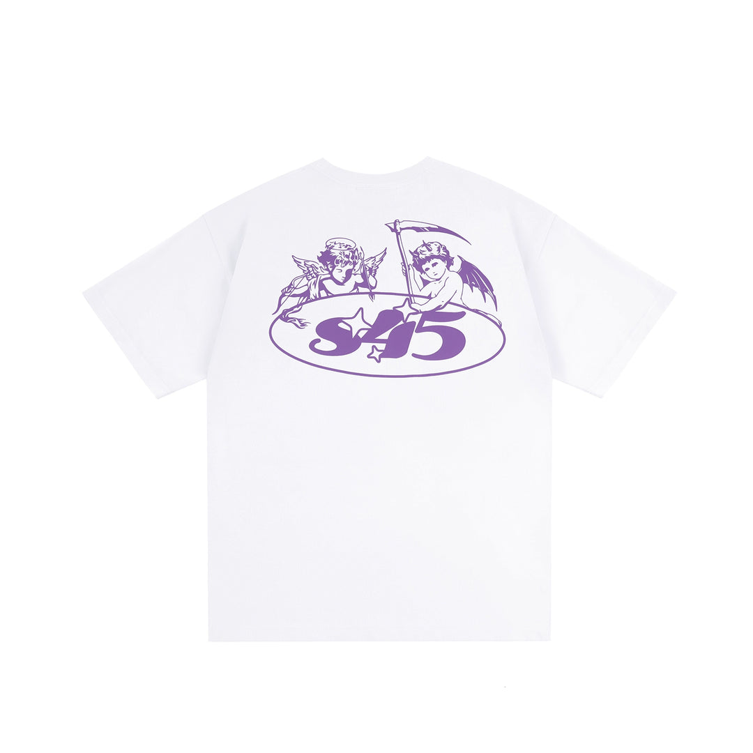 S45 Angel and Devil Print Tee | Face 3 Face