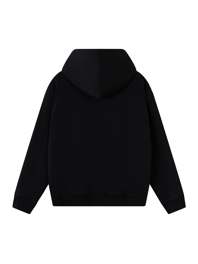 JUST VIBE Basic JV Logo Embroidered Hoodie | Face 3 Face