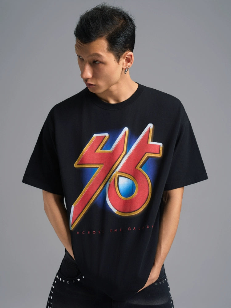S45 Battle Metal Digital Logo Print Tee | Face 3 Face