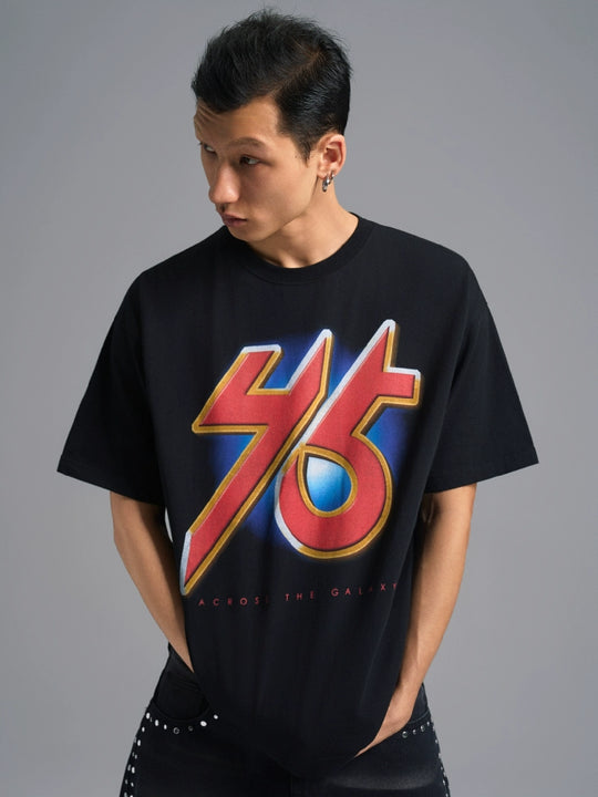 S45 Battle Metal Digital Logo Print Tee | Face 3 Face