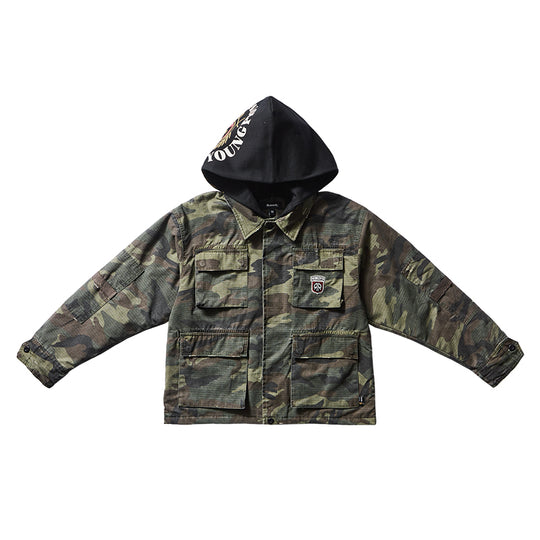 Remedy Camouflage Hooded Military BDU Jacket | Face 3 Face
