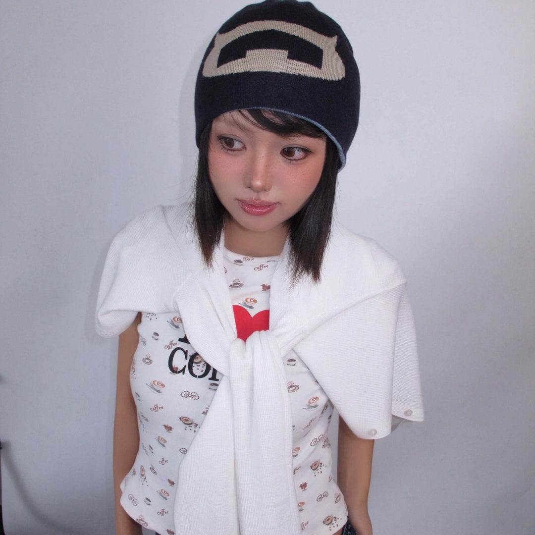 EVILKNIGHT(EK) Devil's House Reversible Beanie | Face 3 Face