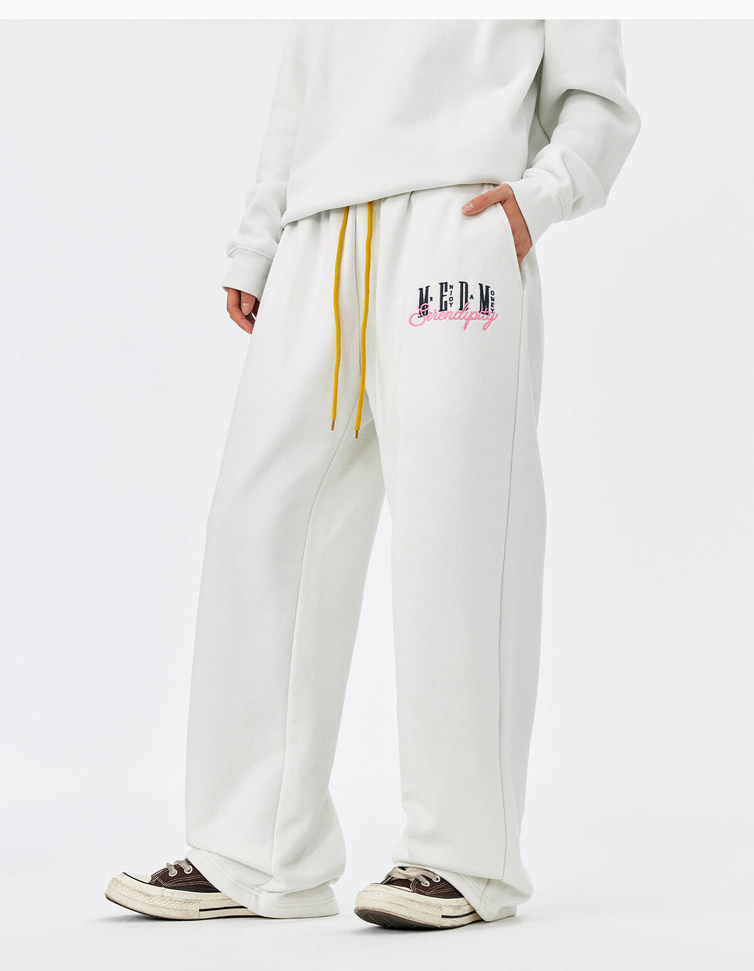 MEDM Basic Drawstring Baggy Sweatpants | Face 3 Face