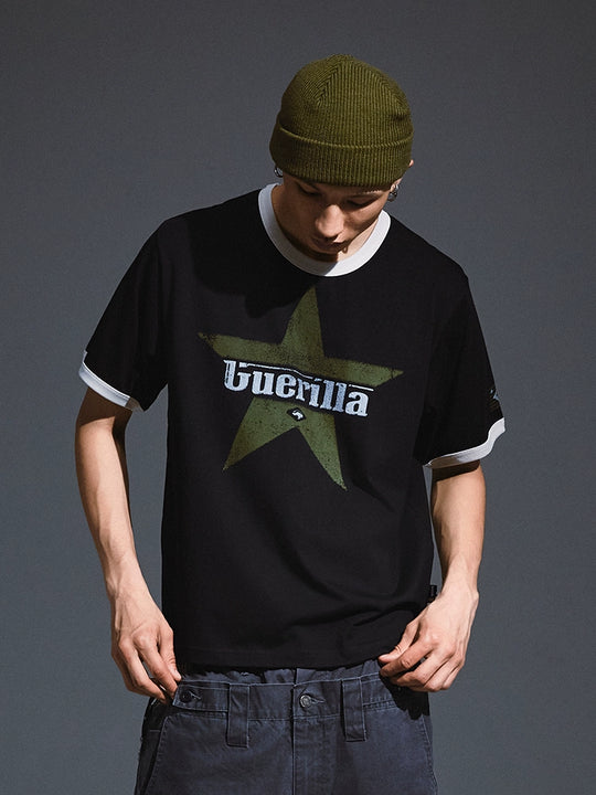 Remedy Aged Star Print Tee | Face 3 Face