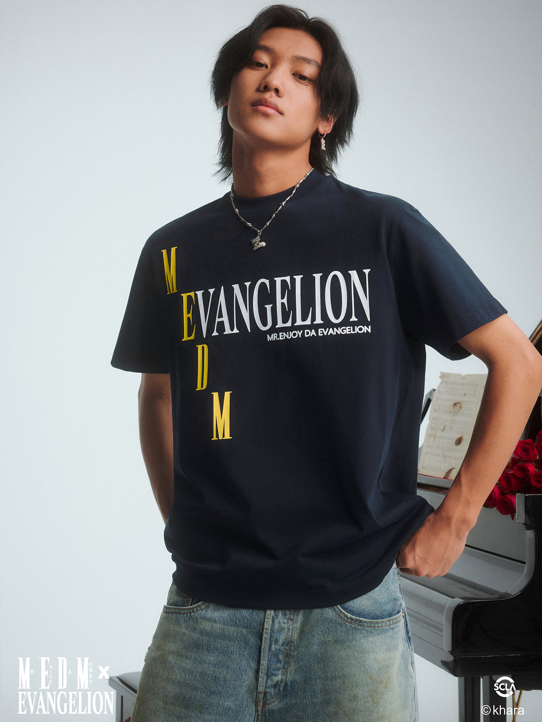 MEDM x EVA Basic Letter Logo Tee | Face 3 Face