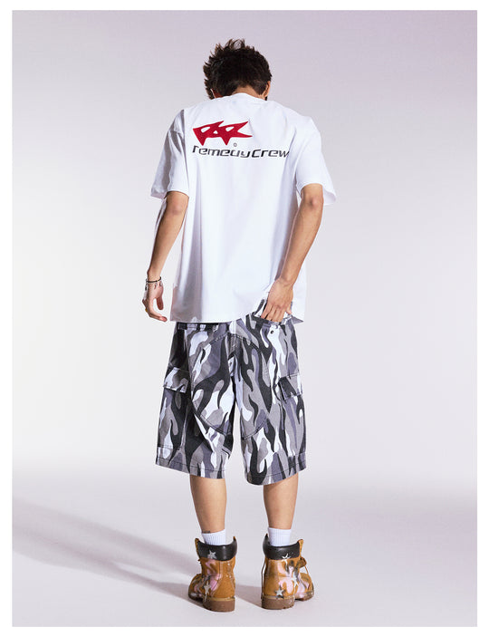 Remedy Flocking Logo Print Tee | Face 3 Face