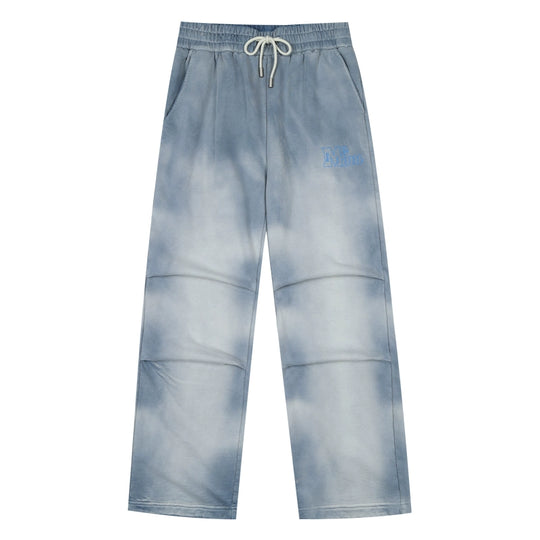 MEDM Washed and Dyed Embroidered Sweatpants | Face 3 Face
