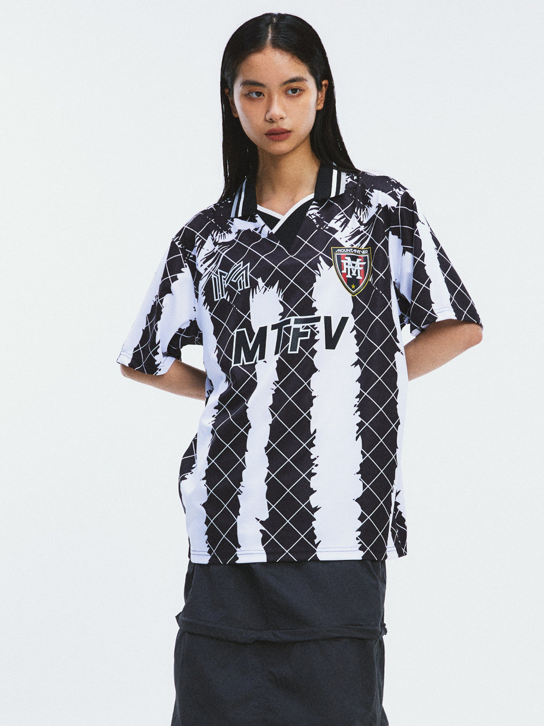 MOUNTAINFEVER Coconut Stripe Soccer Jersey Polo | Face 3 Face