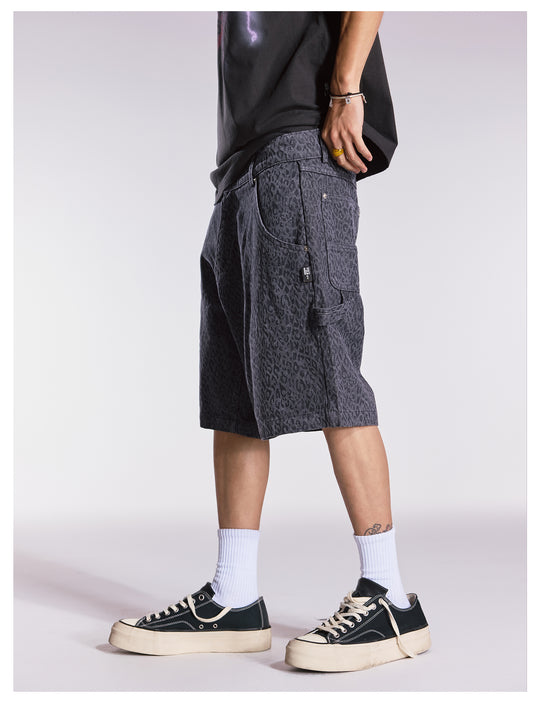 Remedy Leopard Work Painter Shorts | Face 3 Face