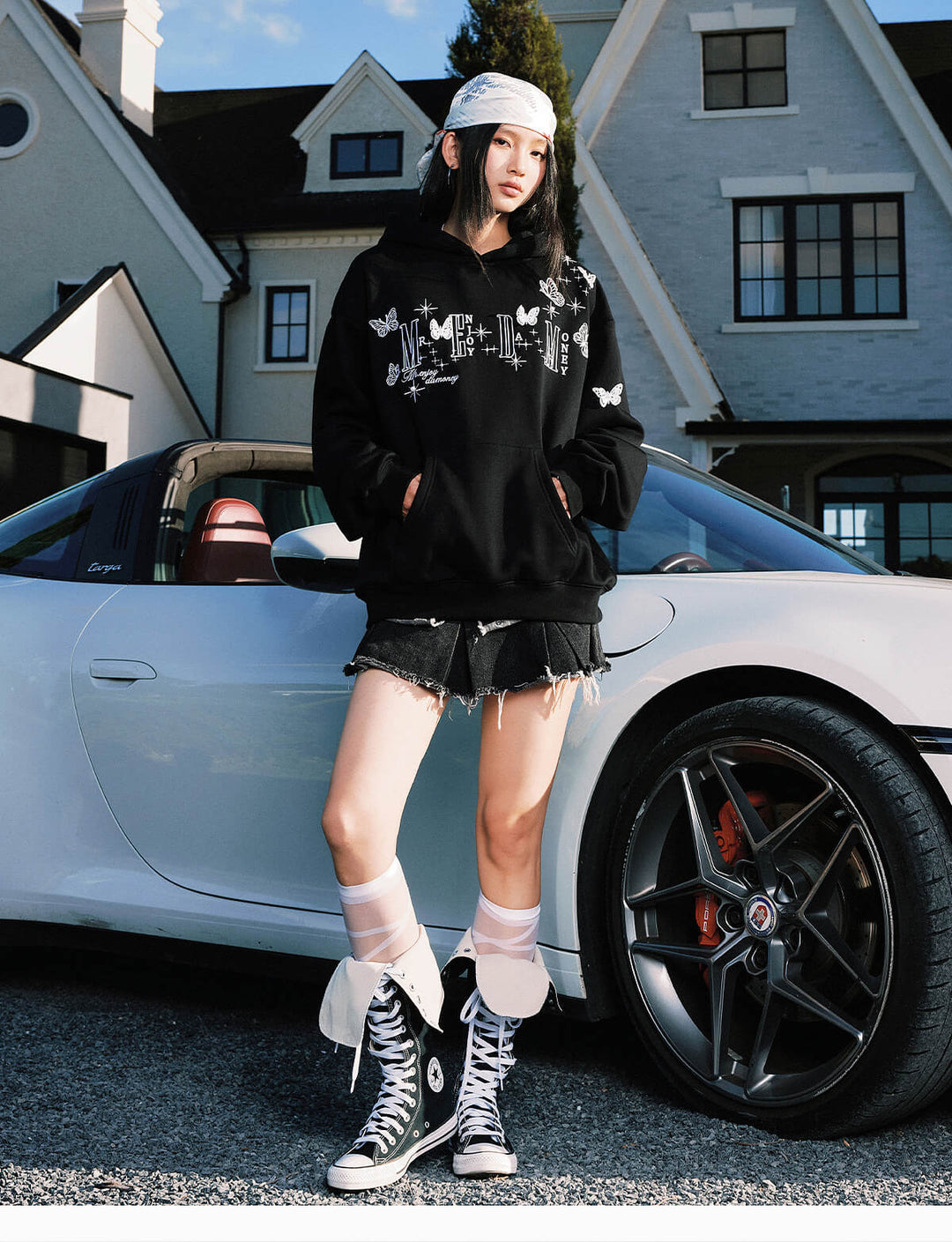 MEDM 3D Butterfly Logo Hoodie | Face 3 Face